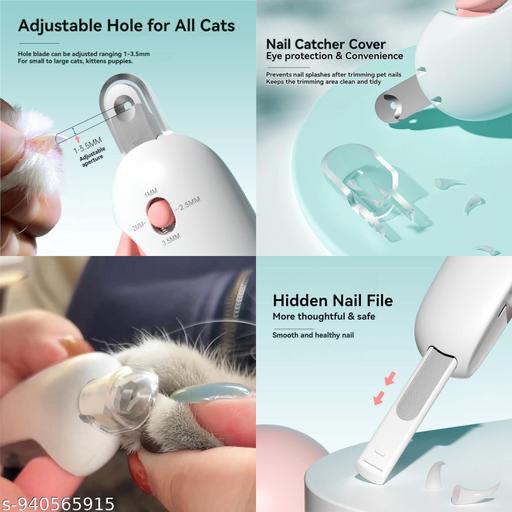 Pet Nail Clipper with Safety Lock – Adjustable For Cats & Small Dogs